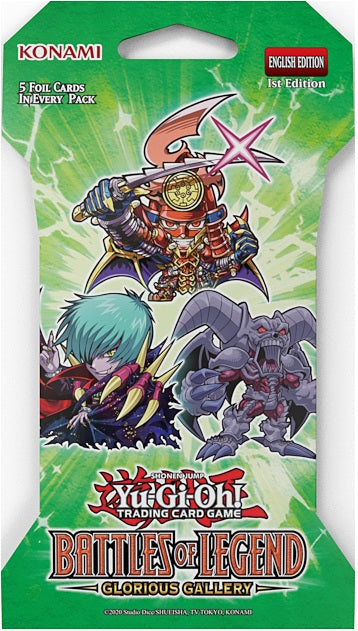 Yu-Gi-Oh! - Battles of Legend Glorious Gallery - Sleeved Booster Pack