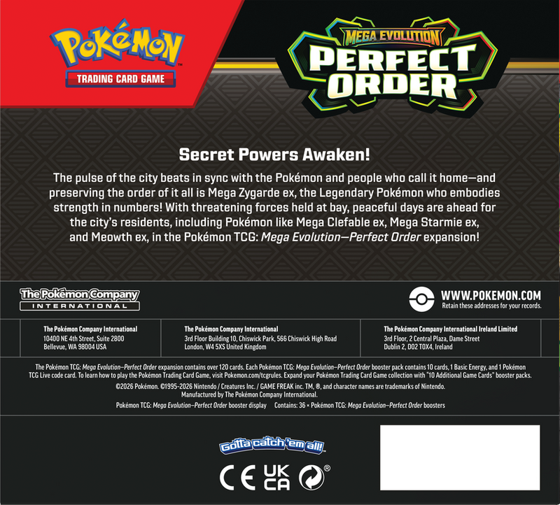 Pokémon - Perfect Order - Booster Box