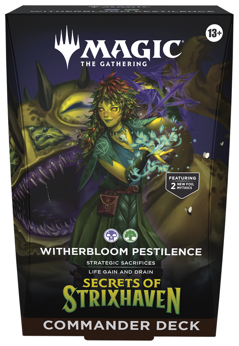 Magic The Gathering - Secrets of Strixhaven Witherbloom Pestilence - Commander Deck