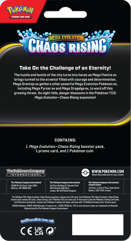 Pokémon - Chaos Rising - Checklane Blister