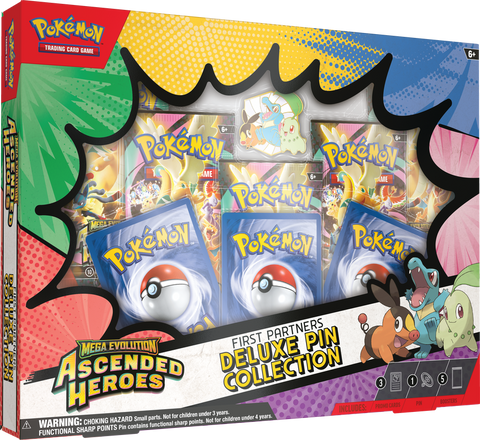 Pokémon - Ascended Heroes - First Partners Deluxe Pin Collection