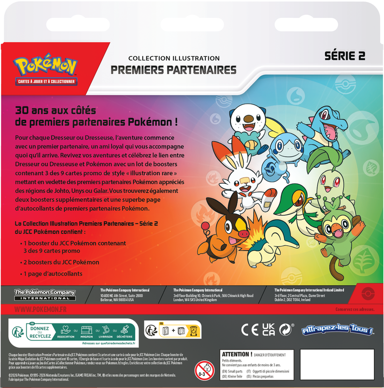 Pokémon - Collection Illustration Premiers Partenaires Série 2 (Français)