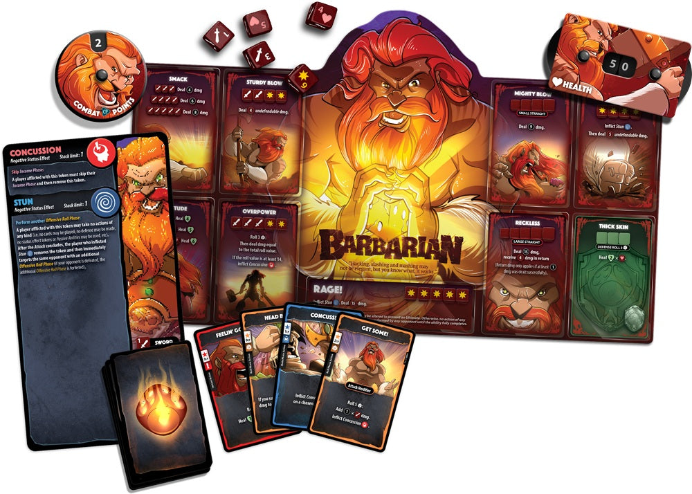 Dice Throne - Hero Pack - Barbarian