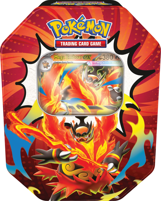 *Pre-Order* Pokémon - Ascended Heroes Tin - Mega Emboar
