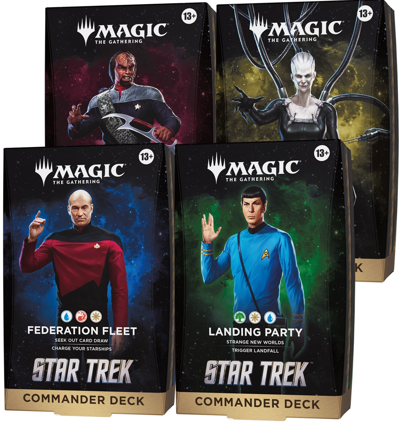 *Pre-Order* Magic The Gathering - Star Trek - Commander Deck Case (Set of 4 Decks)