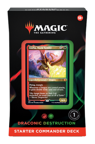 Magic The Gathering - Draconic Destruction - Starter Commander Deck